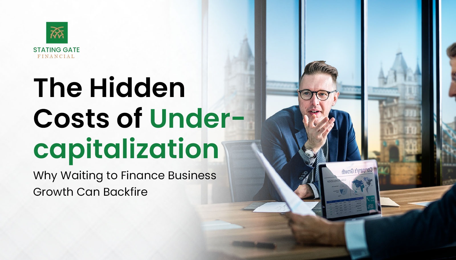 Illustration showing financial risks of undercapitalized business growth